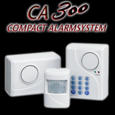 Compact-Alarmsystem CA300 von PENTATECH mit Bewegungsmelder!