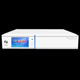 GigaBlue HD Quad Plus 2xDVB-S2 2xDVB-C/T2 HDTV HbbTV Weiß 1 TB HDD