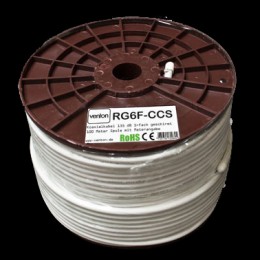 Koax Sat Kabel Venton RG6F-CCS 135dB 5fach HQ 300m