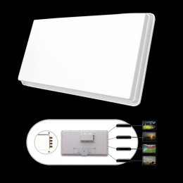 Selfsat H30D4+ Flachantenne Quad inkl. Fensterhalterung