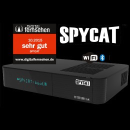 SpyCat Linux E2 Sat HDTV Receiver Sat IP USB Wifi Bluetooth 2x DVB-S2